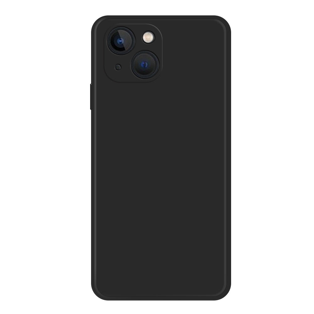 ELECTROPRIME For iPhone 15 Plus Imitation Liquid Silicone Phone Case(Black)