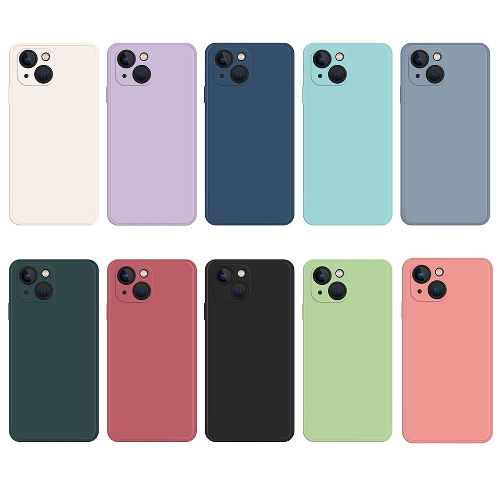 ELECTROPRIME For iPhone 15 Plus Imitation Liquid Silicone Phone Case(Black)