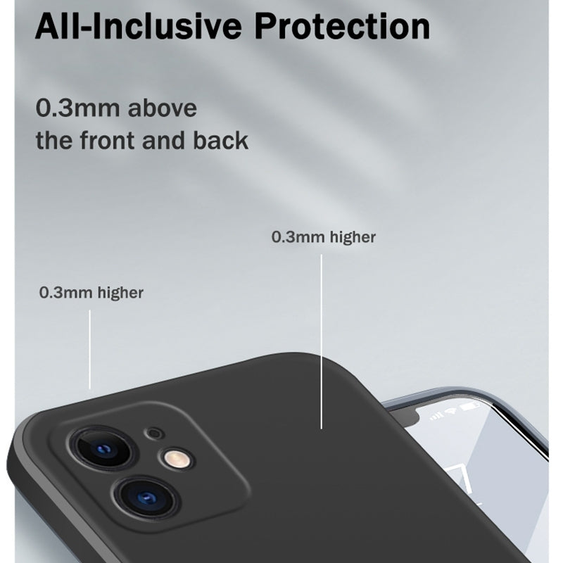 ELECTROPRIME For iPhone 15 Plus Imitation Liquid Silicone Phone Case(Black)