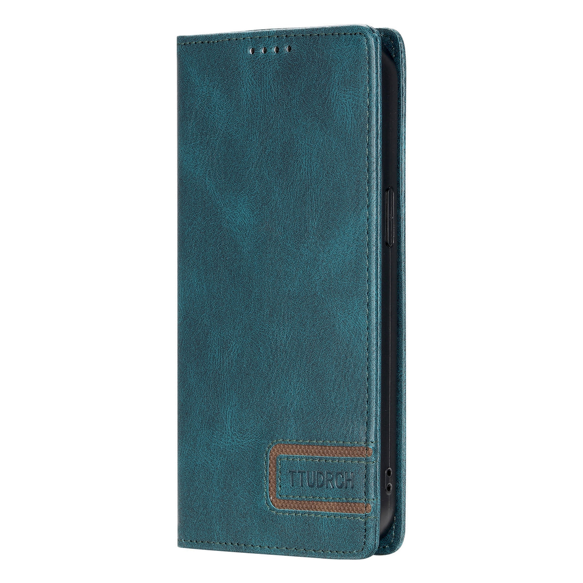 ELECTROPRIME For iPhone 15 TTUDRCH RFID Retro Texture Magnetic Leather Phone Case(Greem)