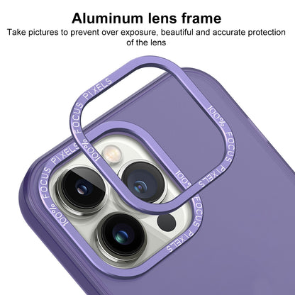 ELECTROPRIME For iPhone 15 Plus Frosted Translucent Mist Phone Case(White)
