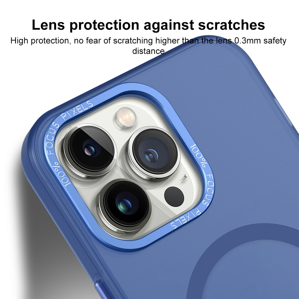 ELECTROPRIME For iPhone 15 Plus MagSafe Frosted Translucent Mist Phone Case(Dark Purple)