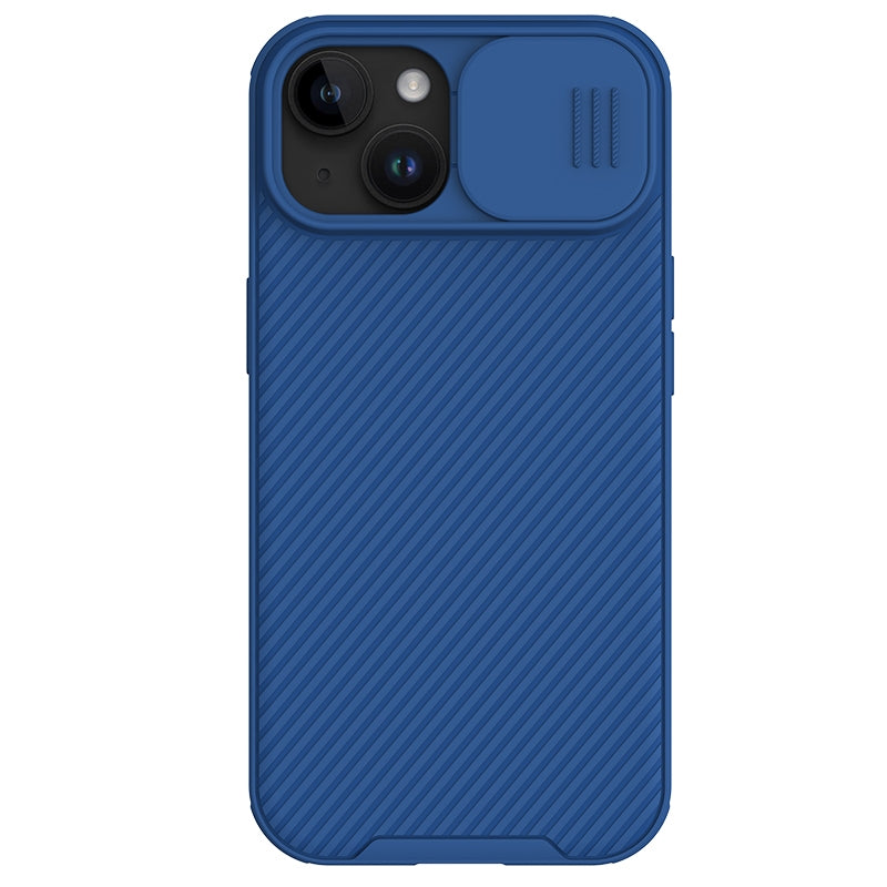 ELECTROPRIME For iPhone 15 Plus NILLKIN CamShield Pro PC Phone Case(Blue)
