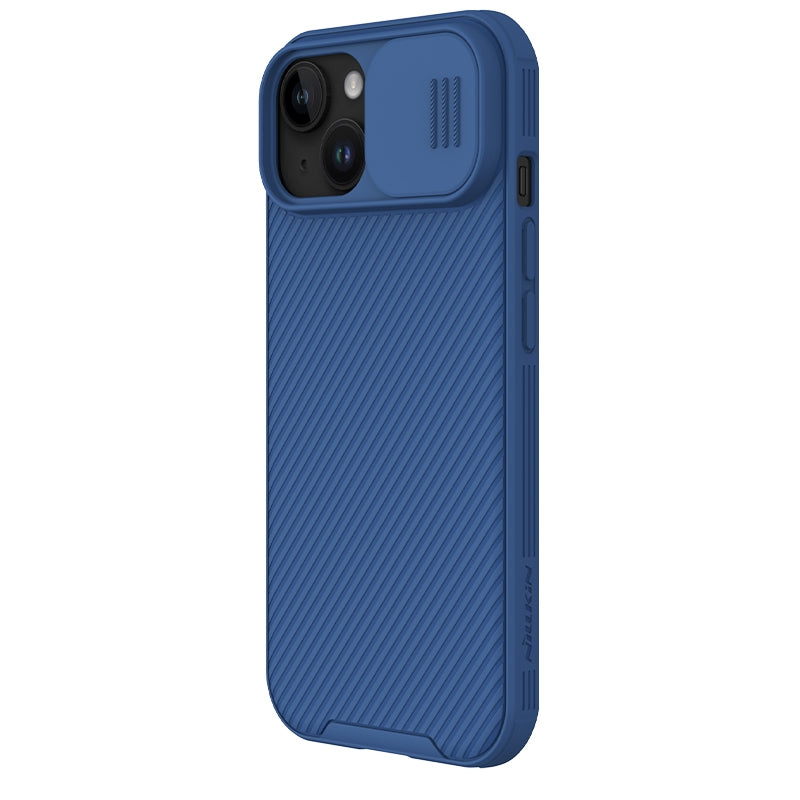 ELECTROPRIME For iPhone 15 Plus NILLKIN CamShield Pro PC Phone Case(Blue)