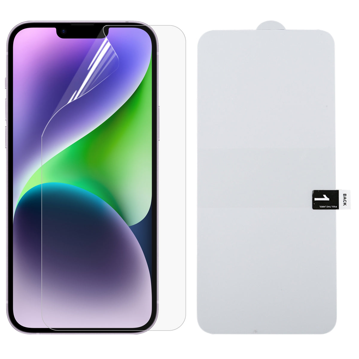ELECTROPRIME For iPhone 15 Plus Full Screen Protector Explosion-proof Hydrogel Film