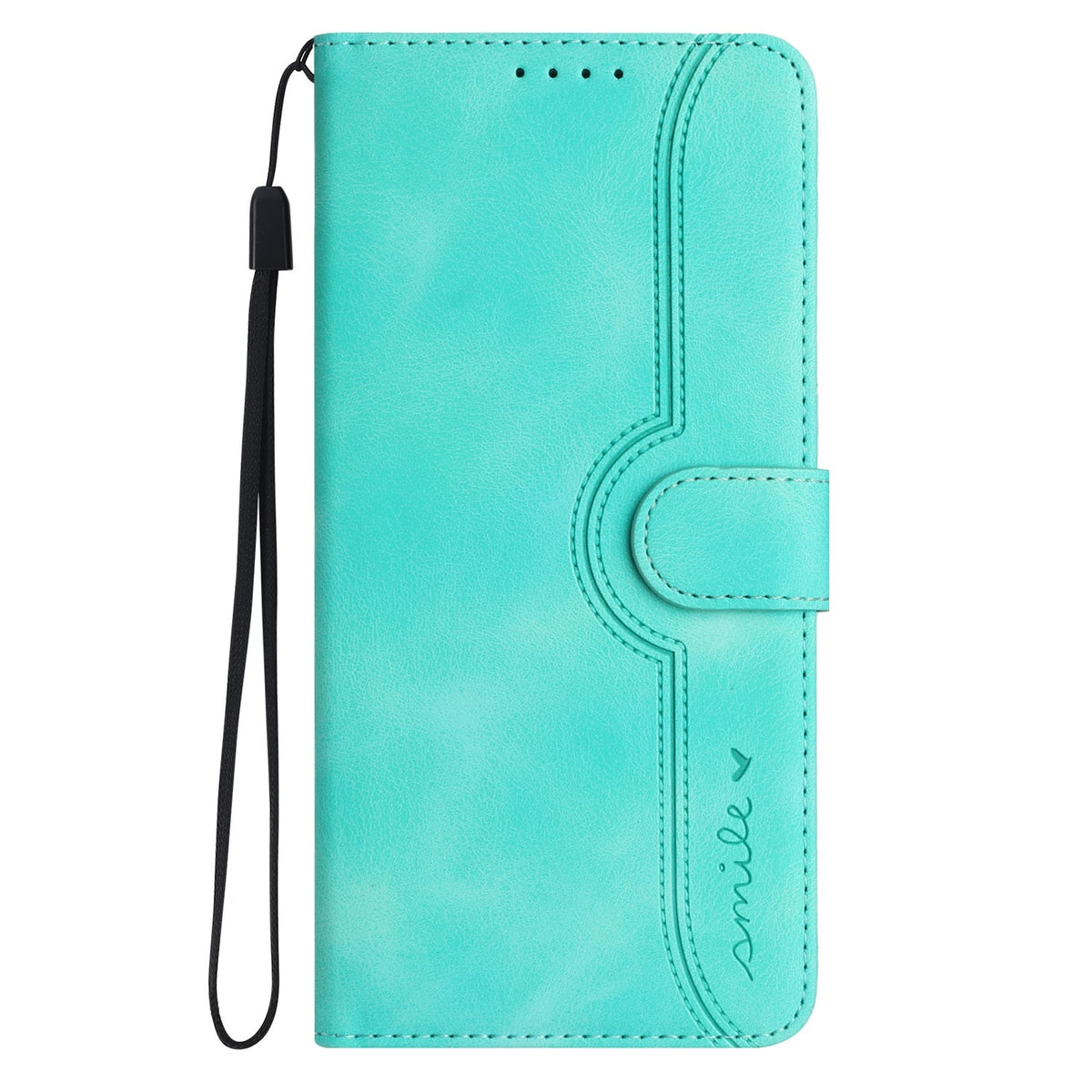 ELECTROPRIME For iPhone 15 Plus Heart Pattern Skin Feel Leather Phone Case(Light Blue)