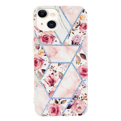 ELECTROPRIME Electroplating Soft TPU Phone Case For iPhone 15(Rose)