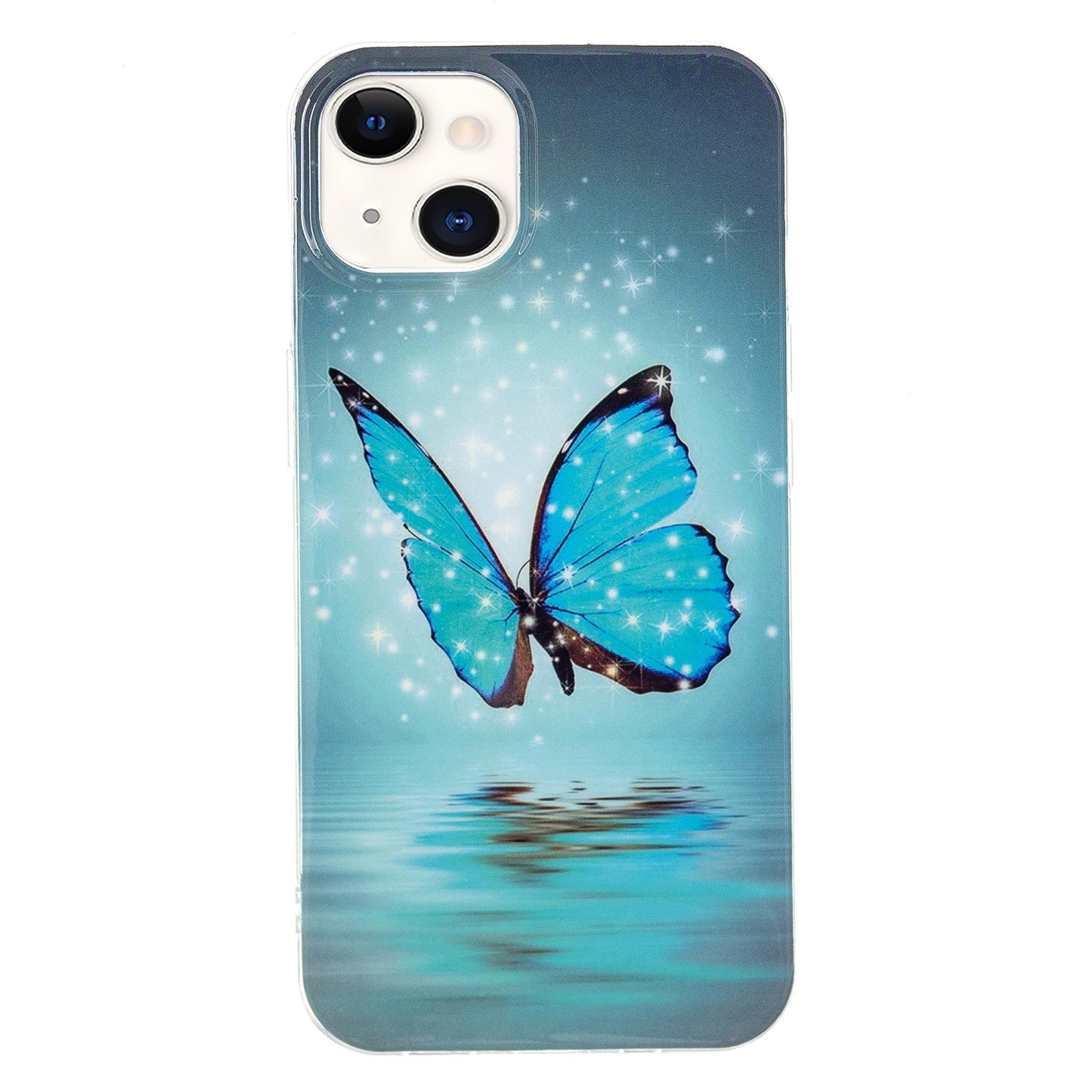 ELECTROPRIME For iPhone 15 Electroplating Soft TPU Phone Case(Butterfly)