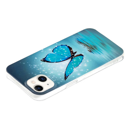 ELECTROPRIME For iPhone 15 Electroplating Soft TPU Phone Case(Butterfly)