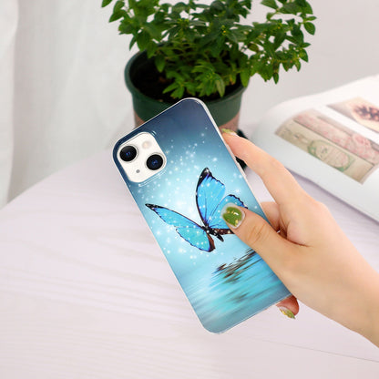 ELECTROPRIME For iPhone 15 Electroplating Soft TPU Phone Case(Butterfly)