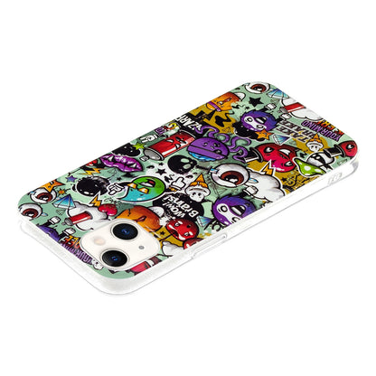 ELECTROPRIME For iPhone 15 Electroplating Soft TPU Phone Case(Rubbish)