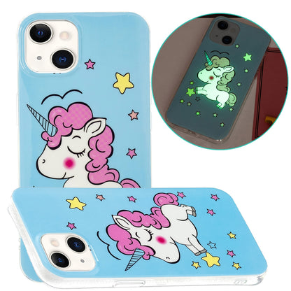 ELECTROPRIME For iPhone 15 Electroplating Soft TPU Phone Case(Star Unicorn)