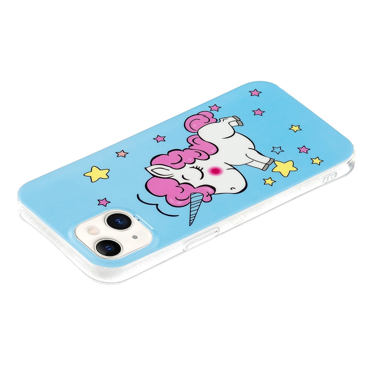 ELECTROPRIME For iPhone 15 Electroplating Soft TPU Phone Case(Star Unicorn)
