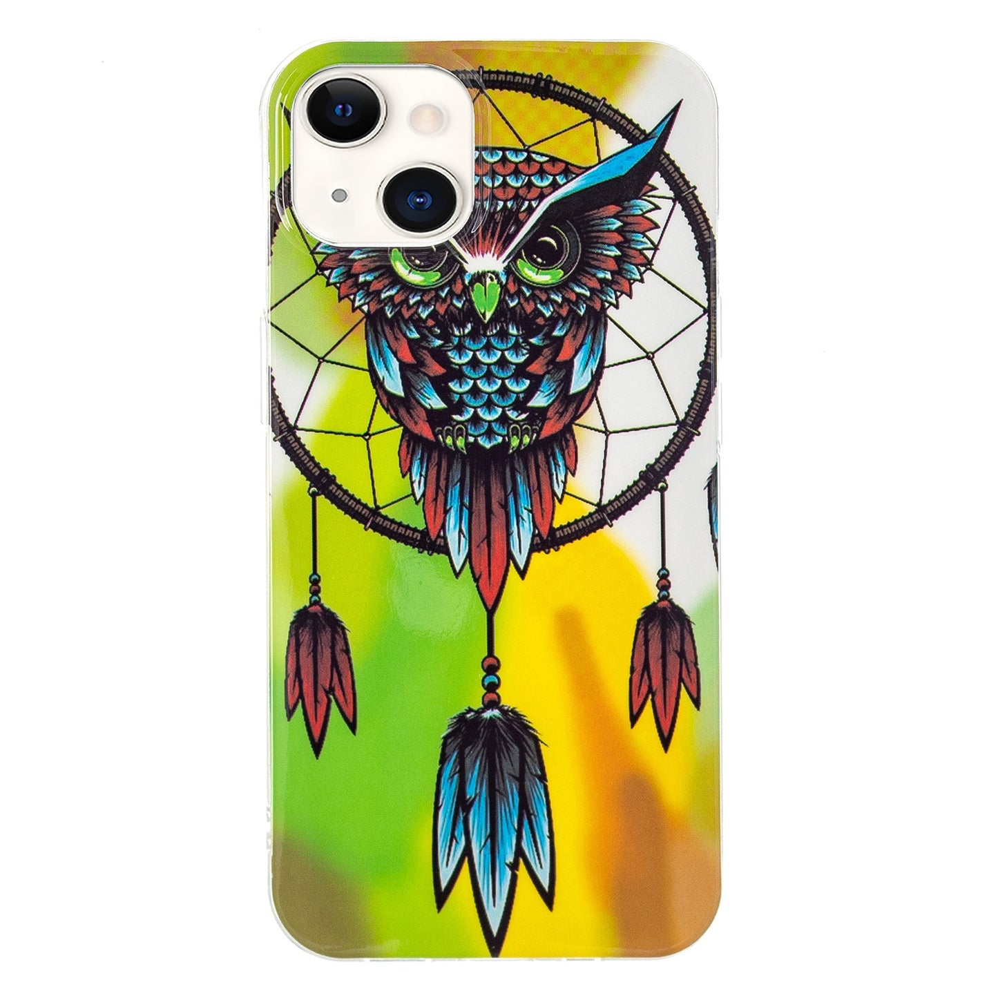 ELECTROPRIME For iPhone 15 Electroplating Soft TPU Phone Case(Owl)