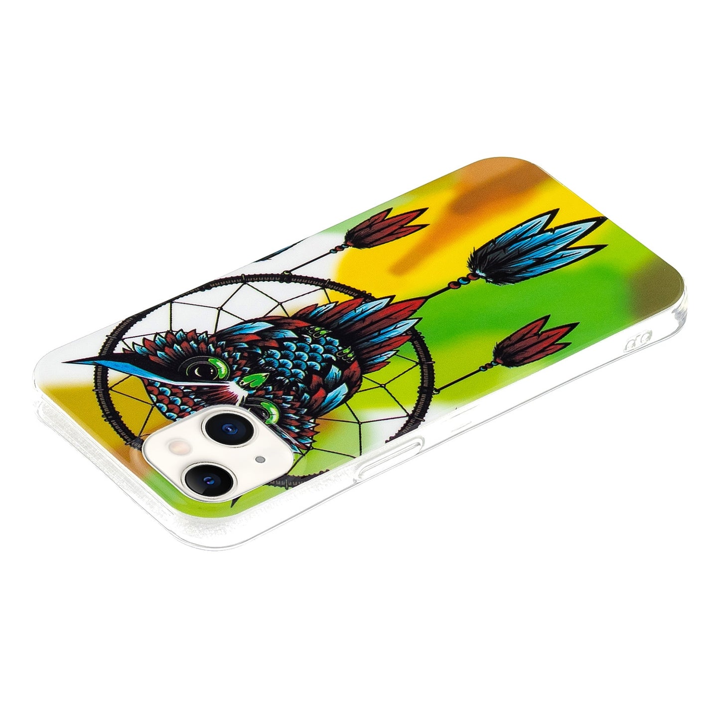 ELECTROPRIME For iPhone 15 Electroplating Soft TPU Phone Case(Owl)