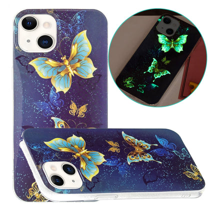 ELECTROPRIME For iPhone 15 Electroplating Soft TPU Phone Case(Dual Butterflies)