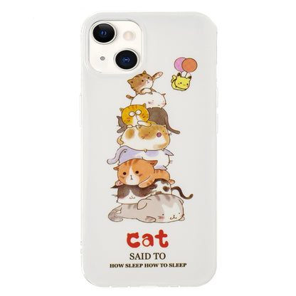 ELECTROPRIME For iPhone 15 Electroplating Soft TPU Phone Case(Cat)
