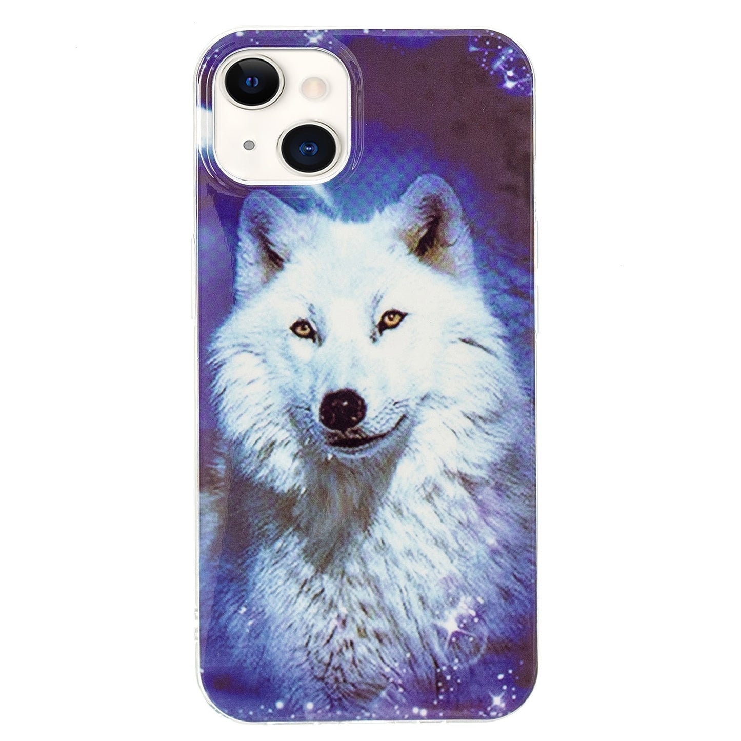 ELECTROPRIME For iPhone 15 Electroplating Soft TPU Phone Case(Star Wolf)