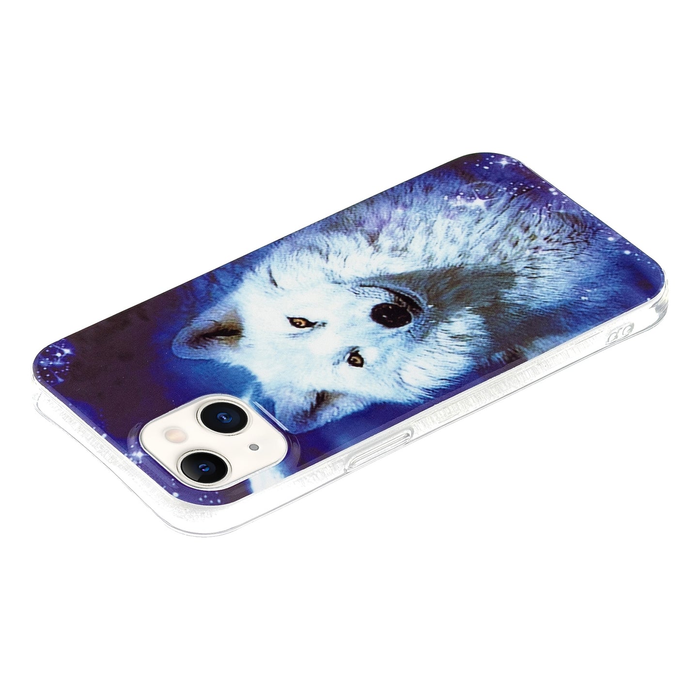 ELECTROPRIME For iPhone 15 Electroplating Soft TPU Phone Case(Star Wolf)