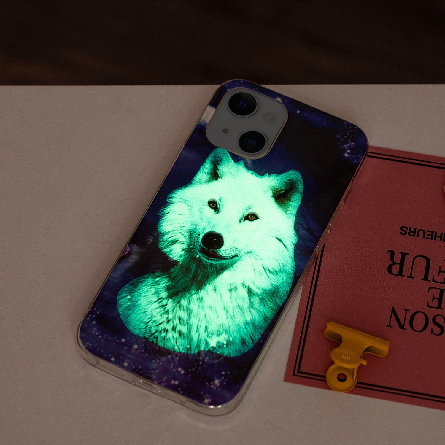 ELECTROPRIME For iPhone 15 Electroplating Soft TPU Phone Case(Star Wolf)