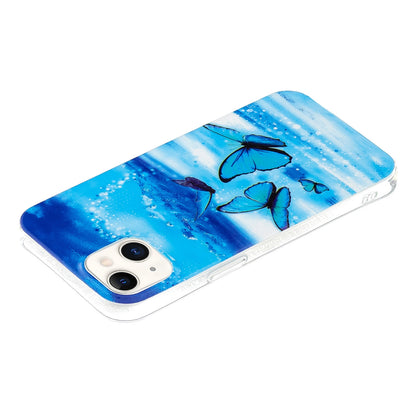 ELECTROPRIME For iPhone 15 Electroplating Soft TPU Phone Case(Butterflies)