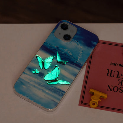 ELECTROPRIME For iPhone 15 Electroplating Soft TPU Phone Case(Butterflies)