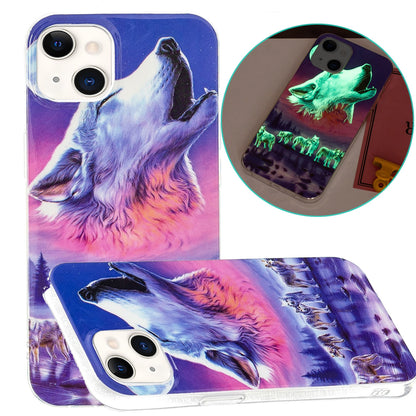 ELECTROPRIME For iPhone 15 Electroplating Soft TPU Phone Case(Seven Wolves)