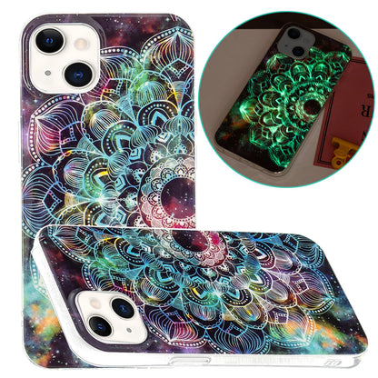 ELECTROPRIME For iPhone 15 Electroplating Soft TPU Phone Case(Mandala Flower)