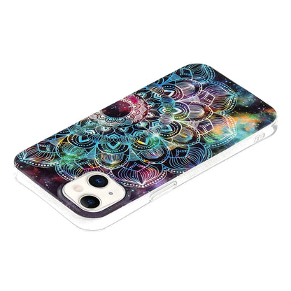 ELECTROPRIME For iPhone 15 Electroplating Soft TPU Phone Case(Mandala Flower)