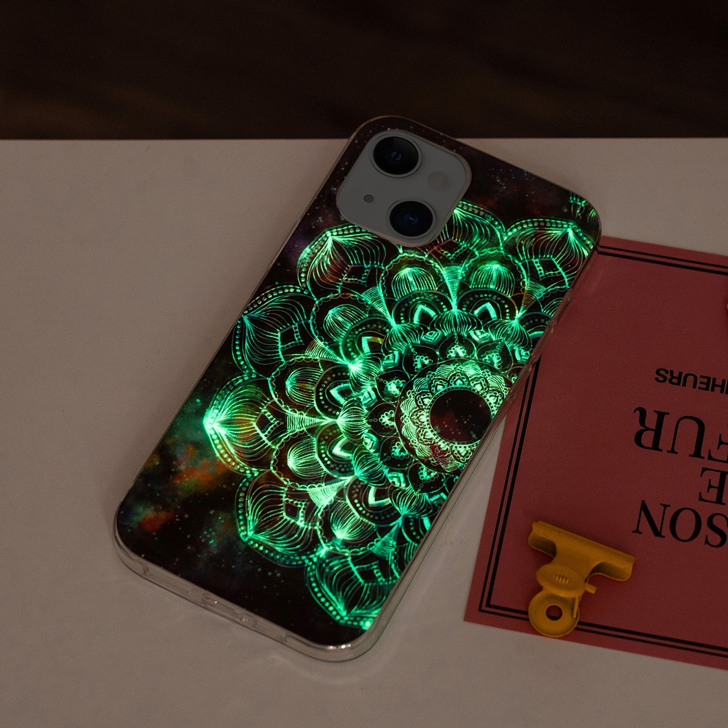 ELECTROPRIME For iPhone 15 Electroplating Soft TPU Phone Case(Mandala Flower)