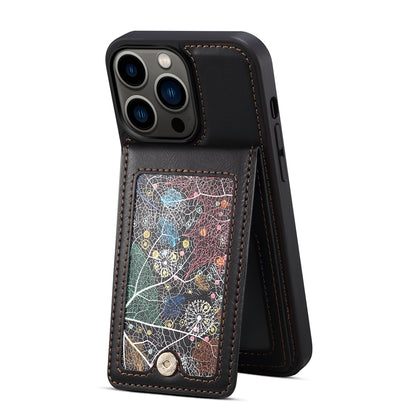 ELECTROPRIME For iPhone 15 ESEBLE Star Series Lanyard Holder Card Slot Phone Case(Black)