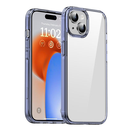 ELECTROPRIME For iPhone 15 iPAKY Hanguang Series Transparent TPU+PC Phone Case(Transparent Blue)