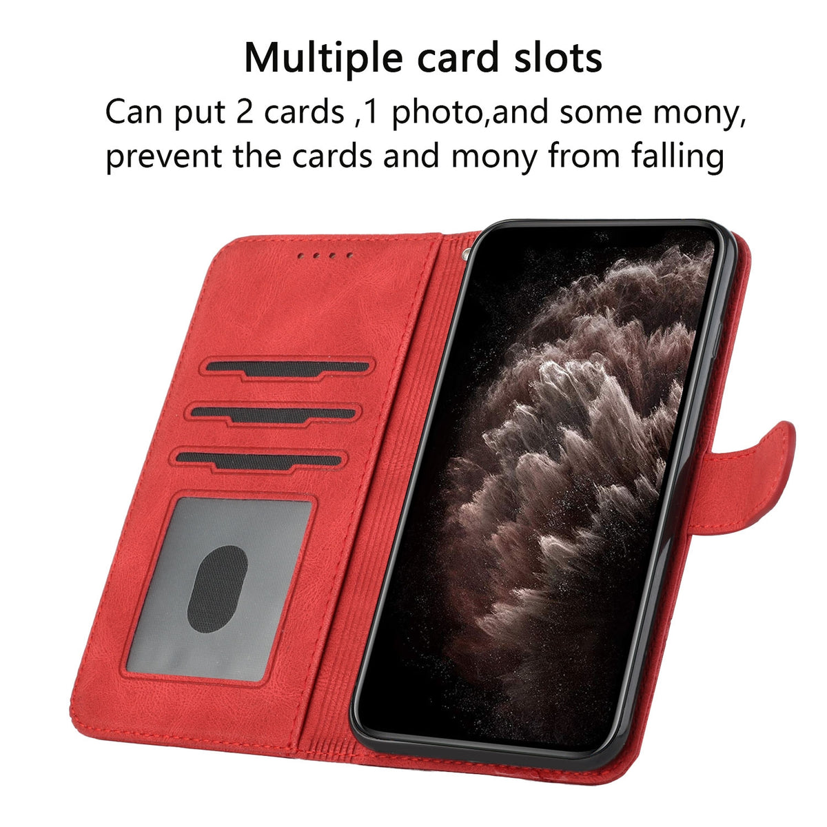ELECTROPRIME For iPhone 15 Plus Cubic Skin Feel Flip Leather Phone Case(Red)