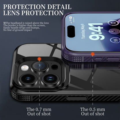 ELECTROPRIME For iPhone 15 Plus iPAKY MG Series Transparent PC+TPU Phone Case(Purple)