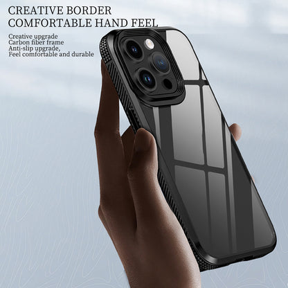 ELECTROPRIME For iPhone 15 Plus iPAKY MG Series Transparent PC+TPU Phone Case(Purple)