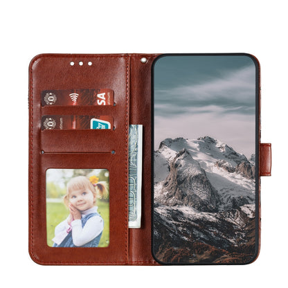 ELECTROPRIME For iPhone 15 Sun Mandala Embossing Leather Phone Case(Brown)