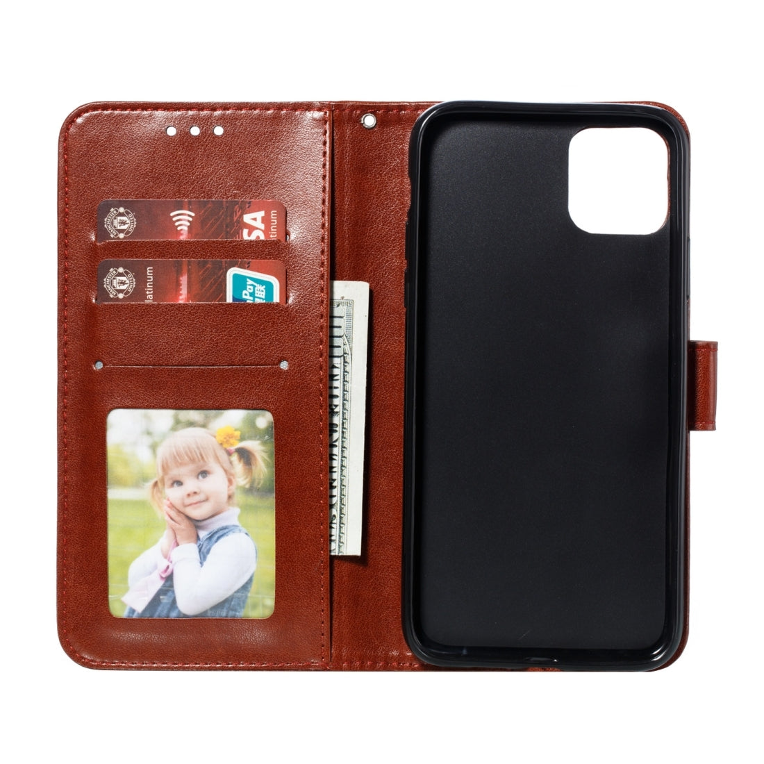ELECTROPRIME For iPhone 15 Mandala Embossing Pattern Horizontal Flip Leather Phone Case(Brown)