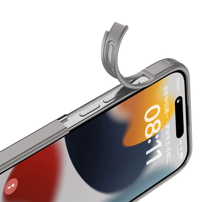 ELECTROPRIME For iPhone 15 Armor Frosted Phone Case(Grey)