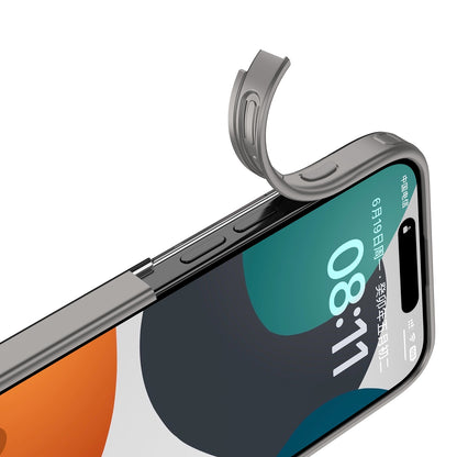 ELECTROPRIME For iPhone 15 Armor MagSafe Magnetic Phone Case(Grey)