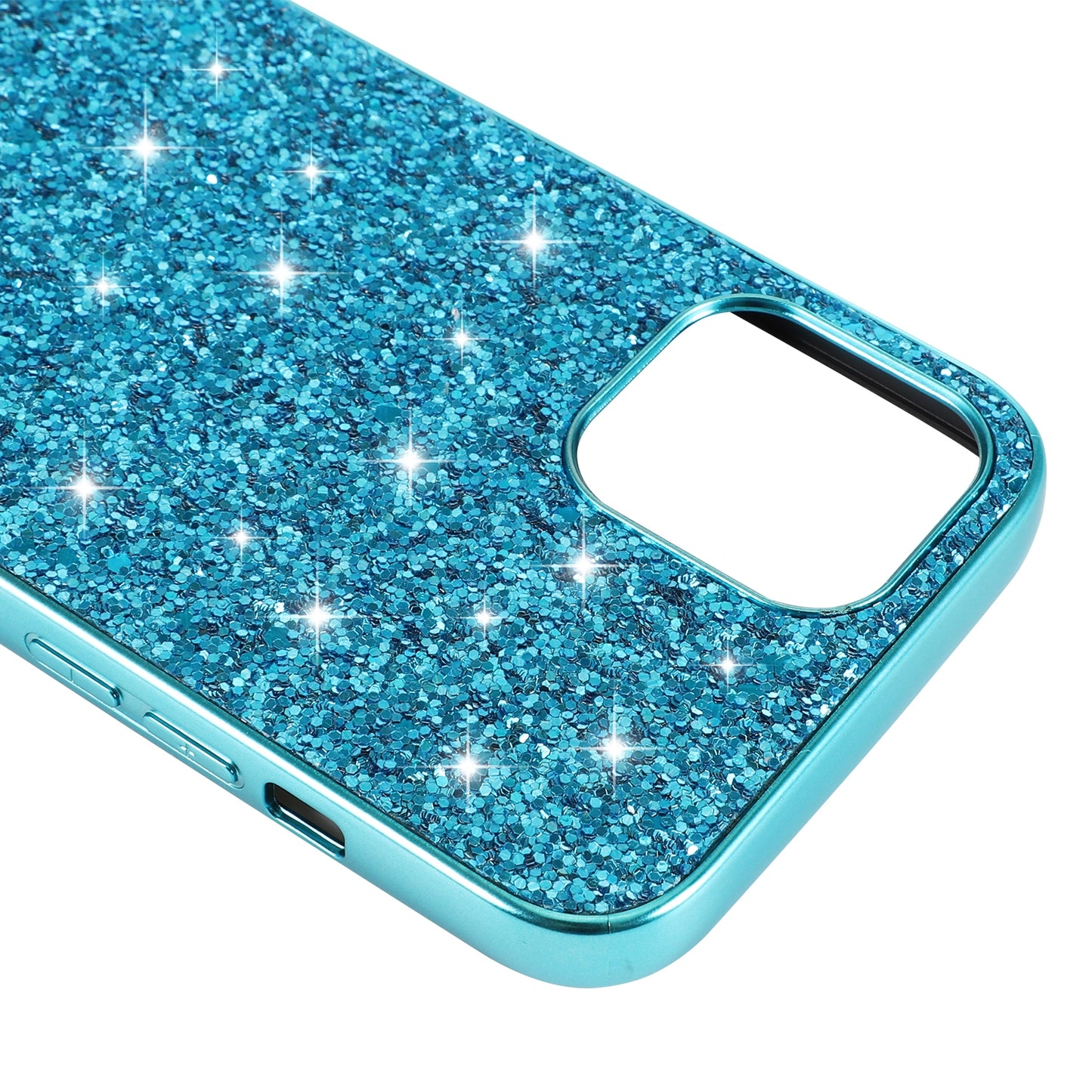ELECTROPRIME For iPhone 15 Glitter Powder TPU Phone Case(Black)