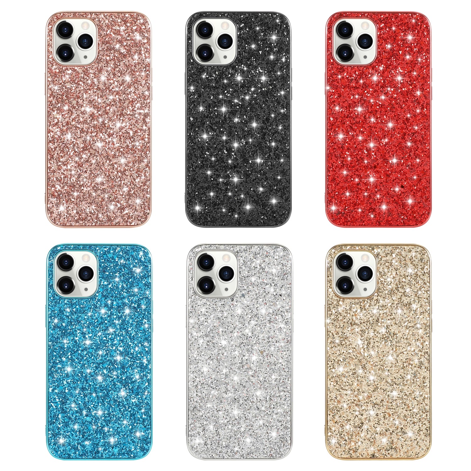 ELECTROPRIME For iPhone 15 Glitter Powder TPU Phone Case(Blue)