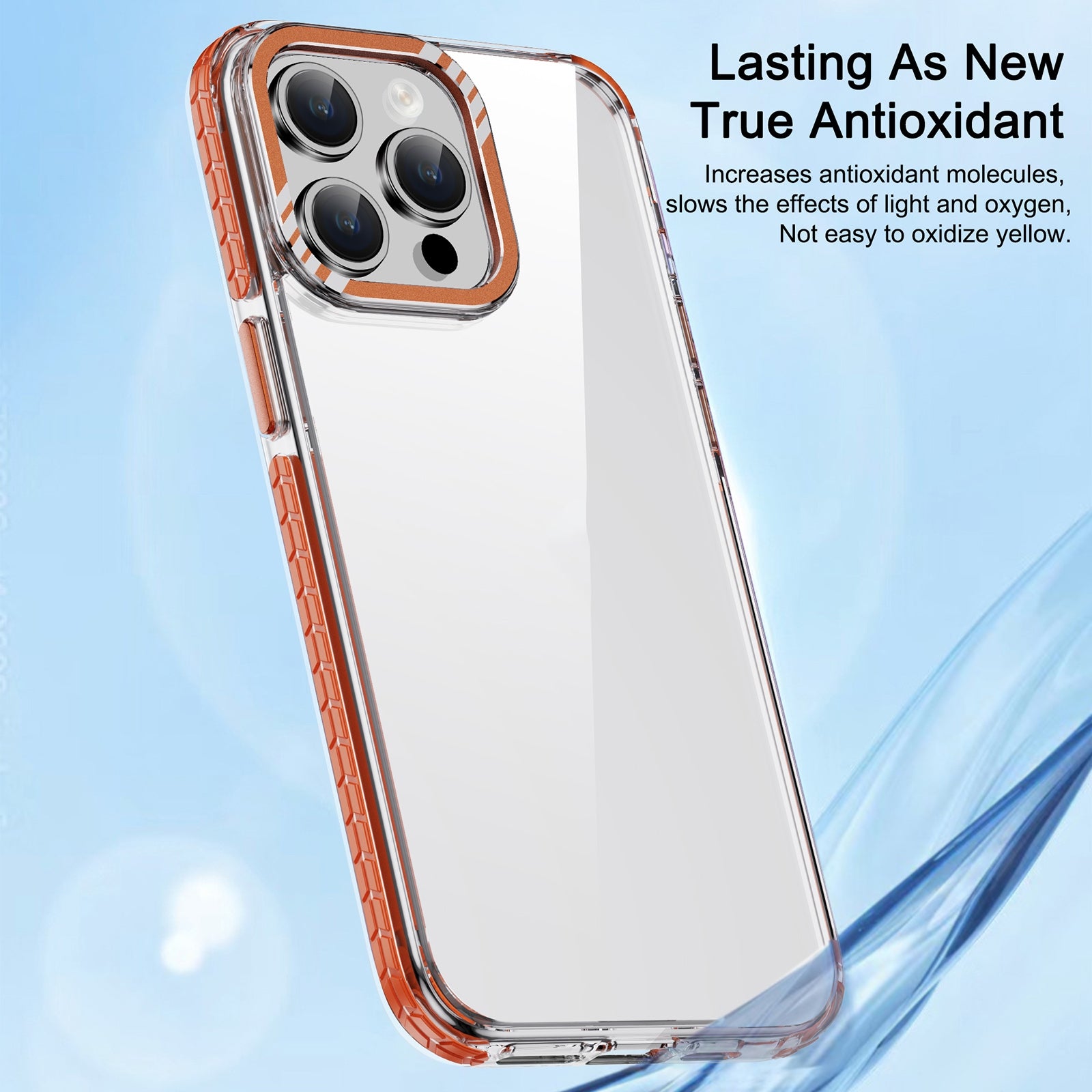 ELECTROPRIME For iPhone 15 iPAKY MT Series Transparent PC+TPU Phone Case(Red)