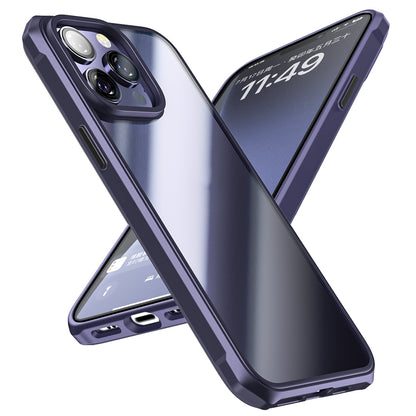 ELECTROPRIME For iPhone 15 iPAKY Dawn Series Transparent PC+TPU Phone Case(Purple)