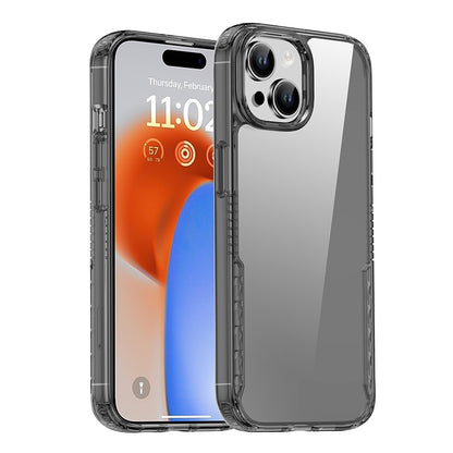 ELECTROPRIME For iPhone 15 Plus iPAKY YG Series Transparent PC+TPU Phone Case(Transparent Black)