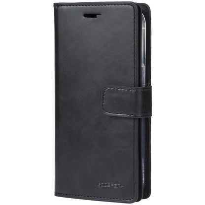 ELECTROPRIME For iPhone 15 Plus GOOSPERY MANSOOR DIARY 9 Card Slots Leather Phone Case(Black)