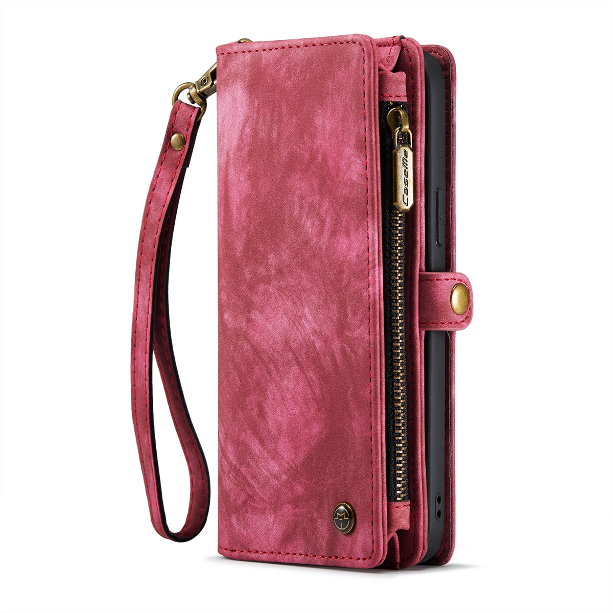 ELECTROPRIME For iPhone 15 Plus CaseMe 008 Detachable Multifunctional Leather Phone Case(Red)