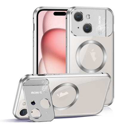 ELECTROPRIME For iPhone 15 Aromatherapy Holder Single-sided MagSafe Magnetic Phone Case(White)