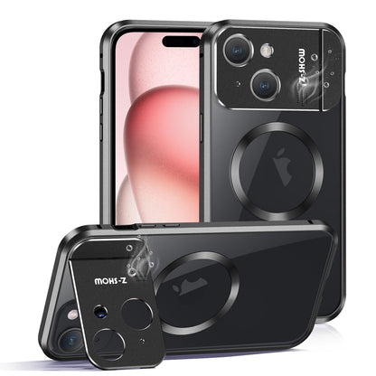 ELECTROPRIME For iPhone 15 Aromatherapy Holder Single-sided MagSafe Magnetic Phone Case(Black)