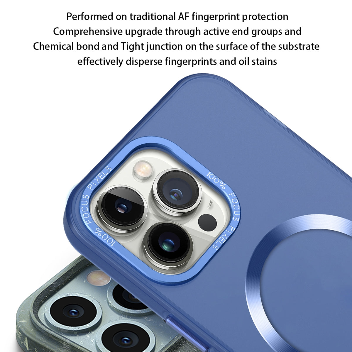 ELECTROPRIME For iPhone 15 Plus CD Texture MagSafe Frosted Translucent Phone Case(Dark Purple)
