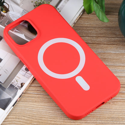 ELECTROPRIME For iPhone 15 Plus MagSafe Liquid Silicone Phone Case(Red)